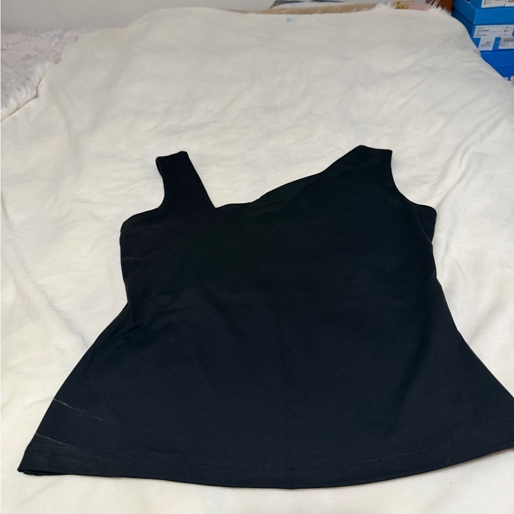 Susana Monaco Black Women's Asymmetrical Top Women’s Small